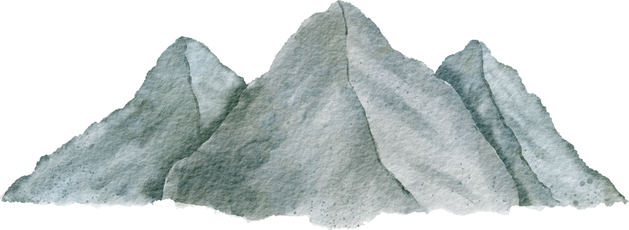 Mountains Watercolor